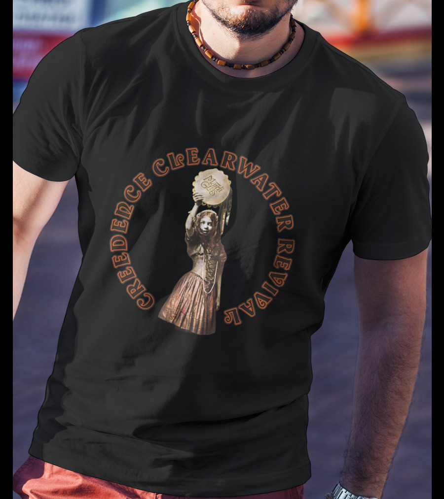 Creedence Clearwater Revival Mardi Gras Album Art T-Shirt