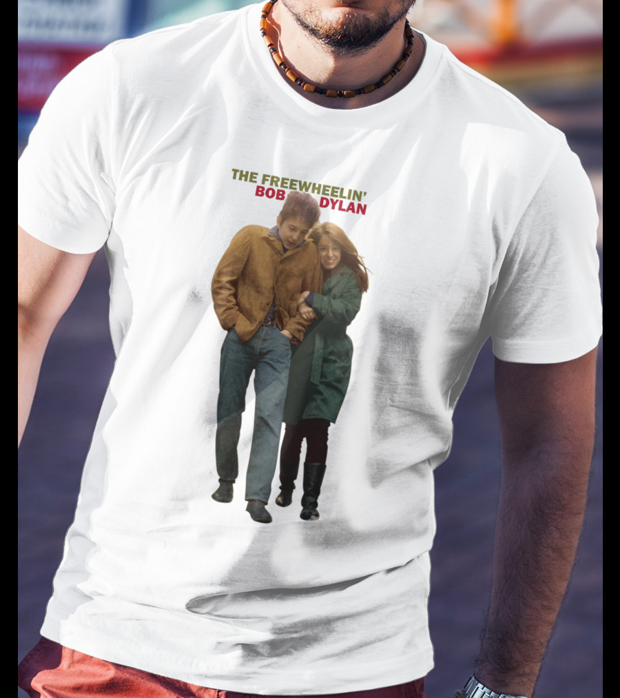 The Freewheelin' Bob Dylan Album Cover T-Shirt