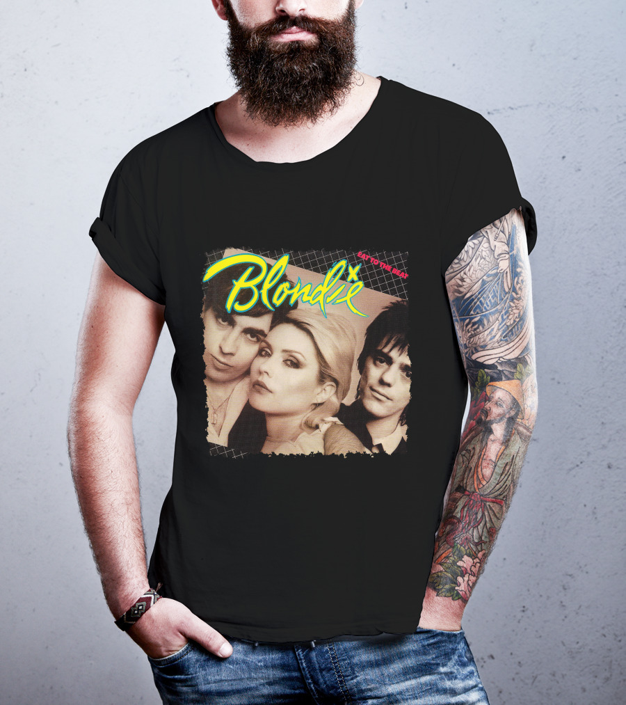 Blondie Eat To The Beat Album Cover Vintage Style T-Shirt