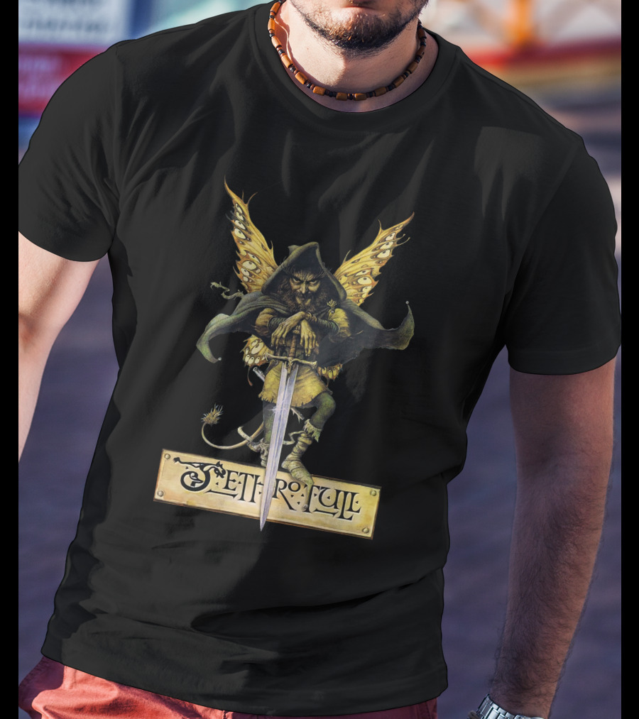 Jethro Tull Fairy Warrior With Sword And Wings T-Shirt