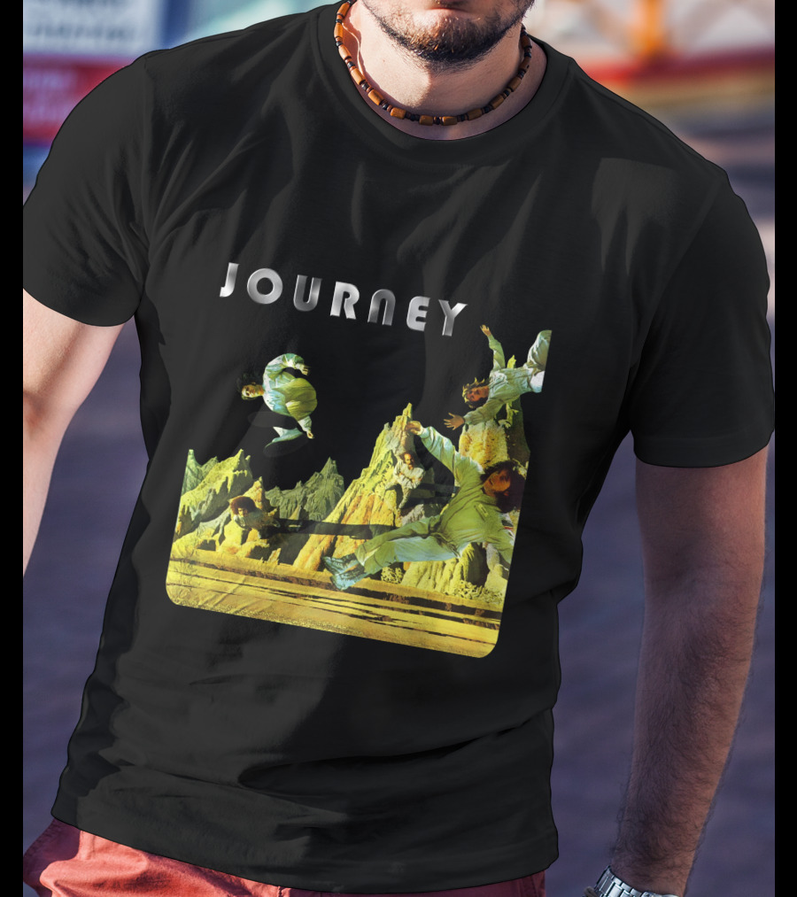 Journey Space-Themed Surreal Landscape Adventure T-Shirt