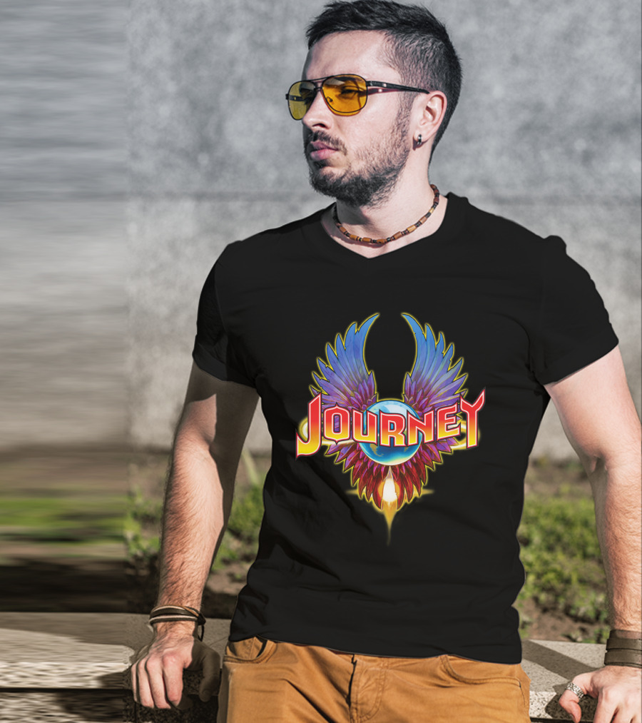 Journey Band Iconic Winged Logo T-Shirt
