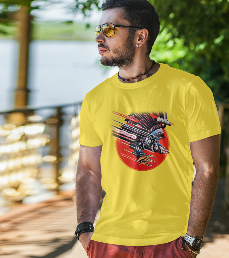 Judas Priest Screaming For Vengeance Album Cover Artwork T-Shirt