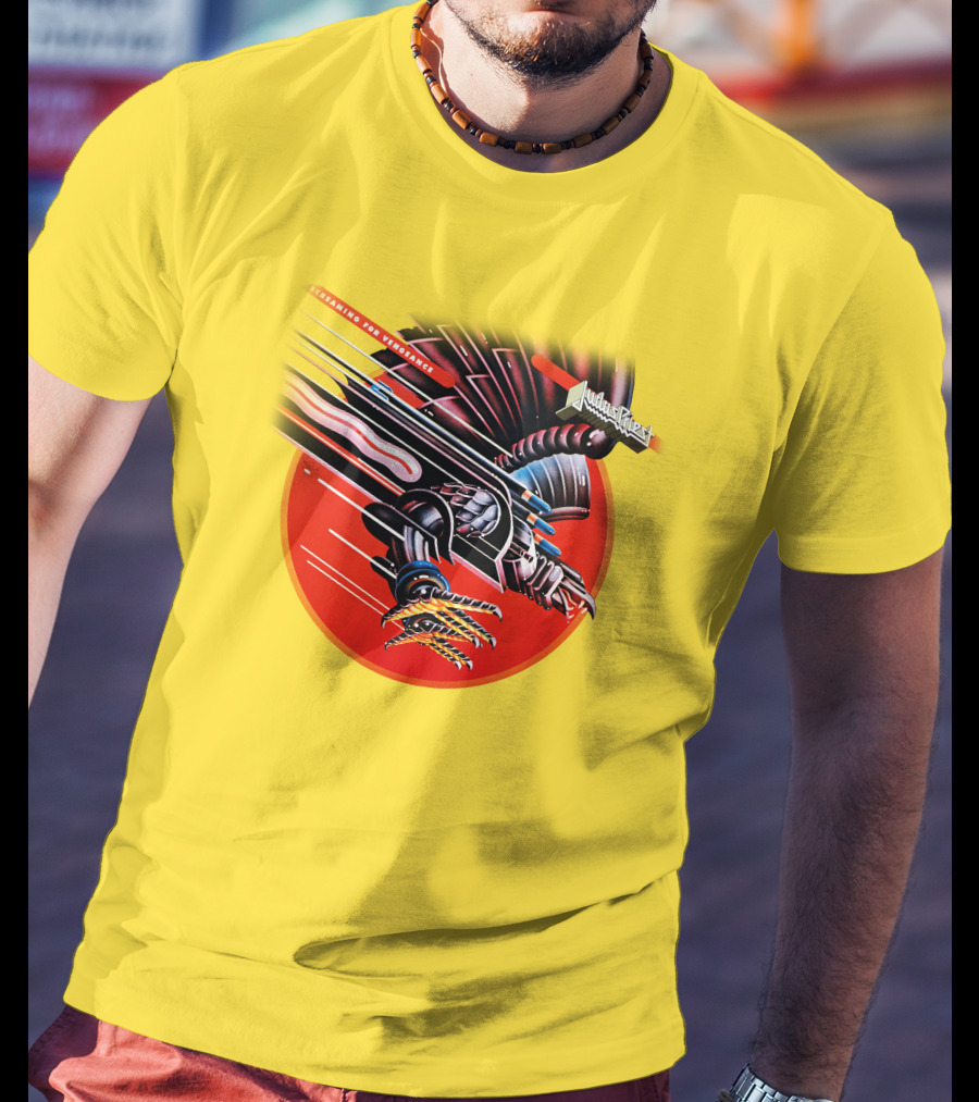 Judas Priest Screaming For Vengeance Album Cover Artwork T-Shirt