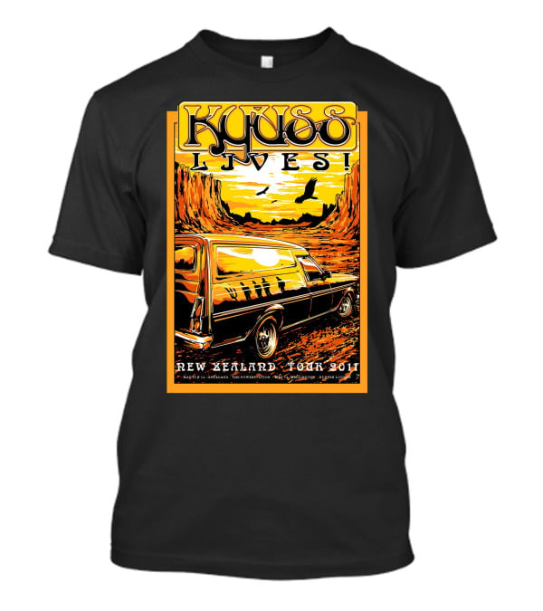 Kyuss Lives New Zealand Tour 2011 T-Shirt