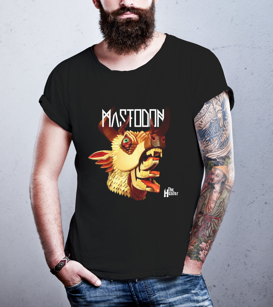 Mastodon The Hunter 3D Animal Head T-Shirt