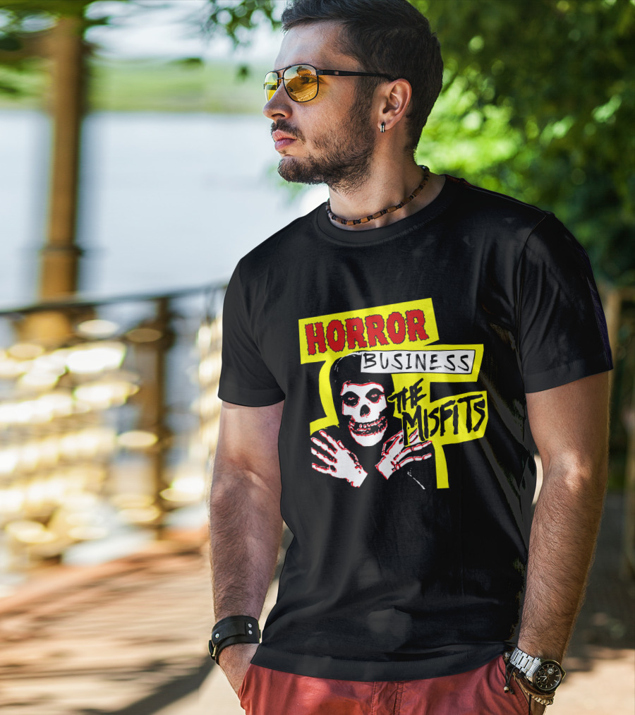 Horror Business The Misfits Skeleton Artwork T-Shirt