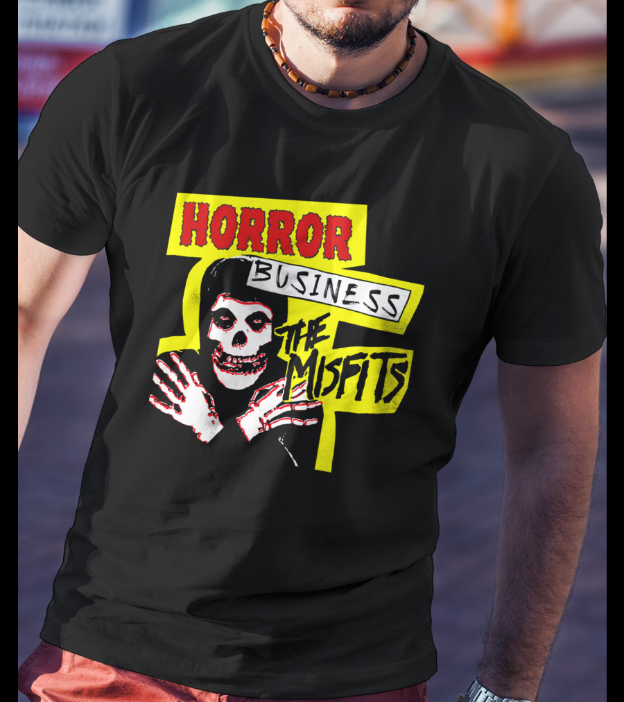 Horror Business The Misfits Skeleton Artwork T-Shirt