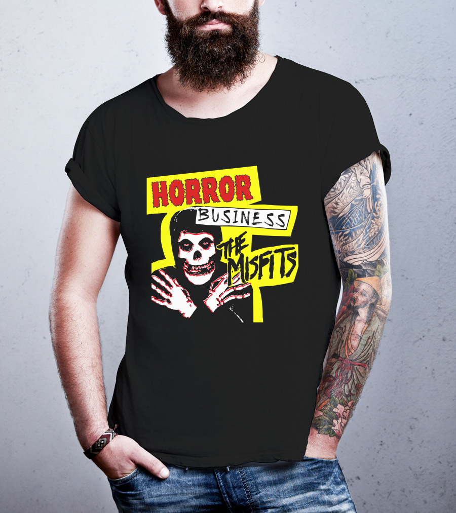 Horror Business The Misfits Skeleton Artwork T-Shirt