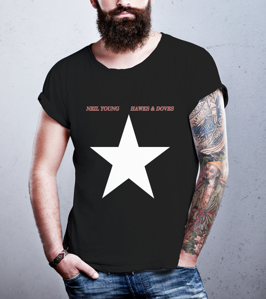 Neil Young Hawks & Doves Star T-Shirt