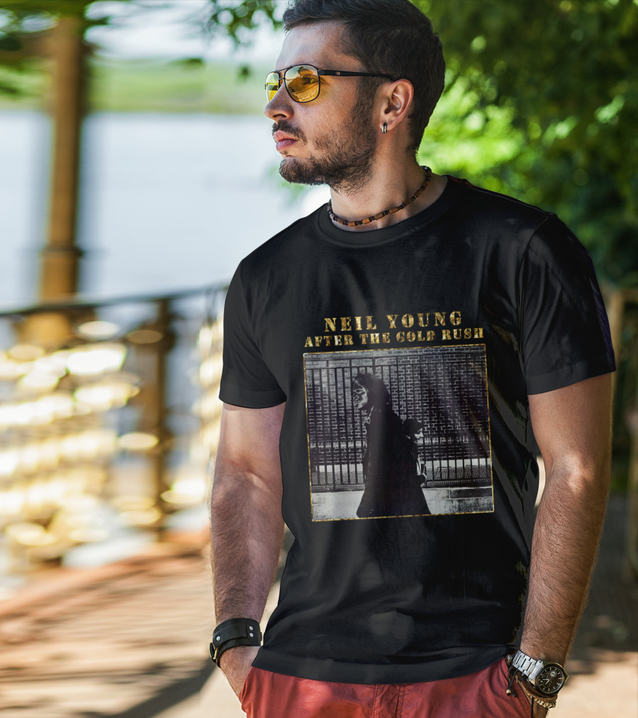 Neil Young After The Gold Rush Album Cover Artwork T-Shirt