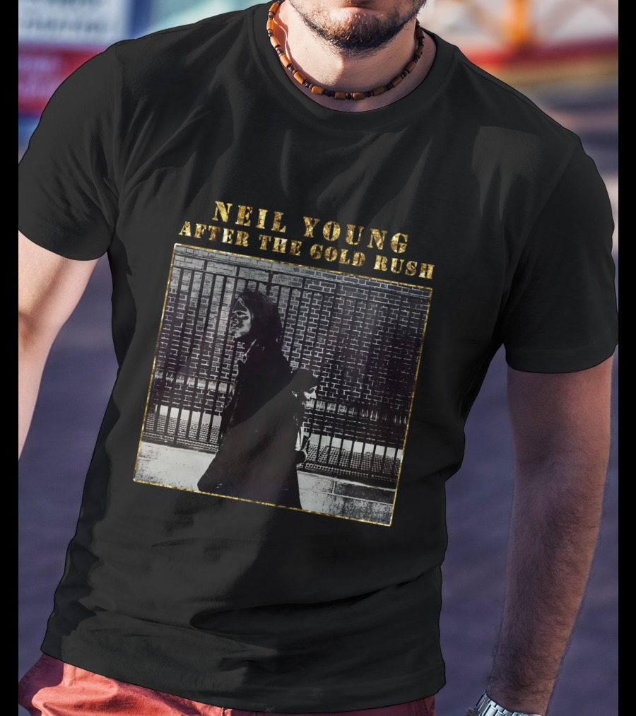 Neil Young After The Gold Rush Album Cover Artwork T-Shirt