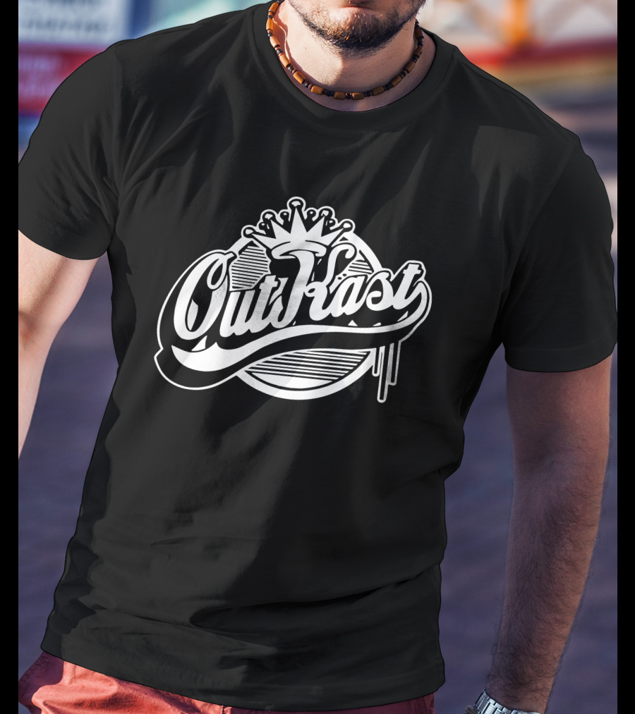 Outkast Retro Style Crowned T-Shirt