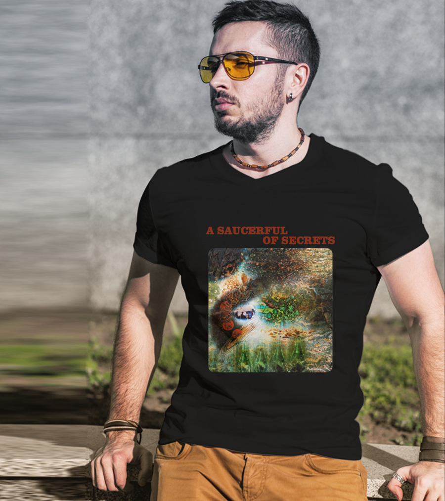 A Saucerful Of Secrets Psychedelic Cosmic T-Shirt