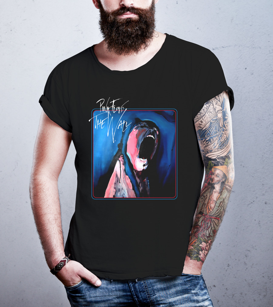 Pink Floyd The Wall Album Cover Art Scream T-Shirt