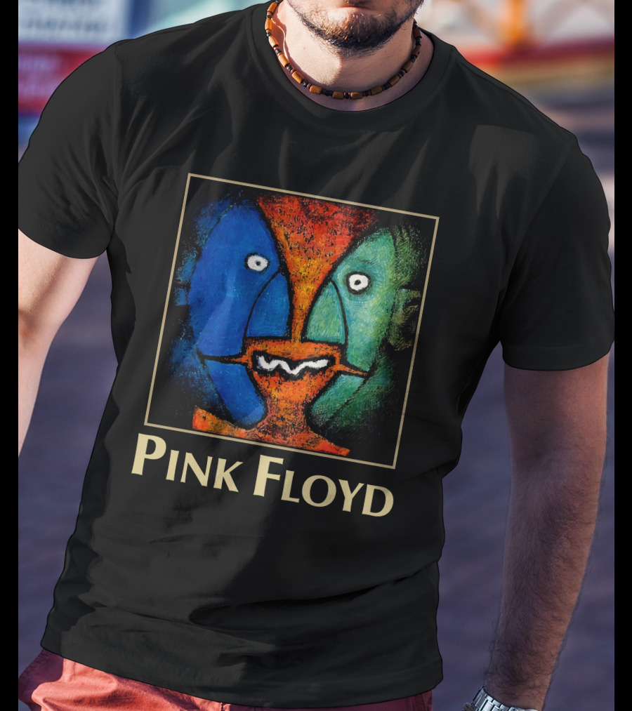 Pink Floyd Abstract Faces Artwork T-Shirt