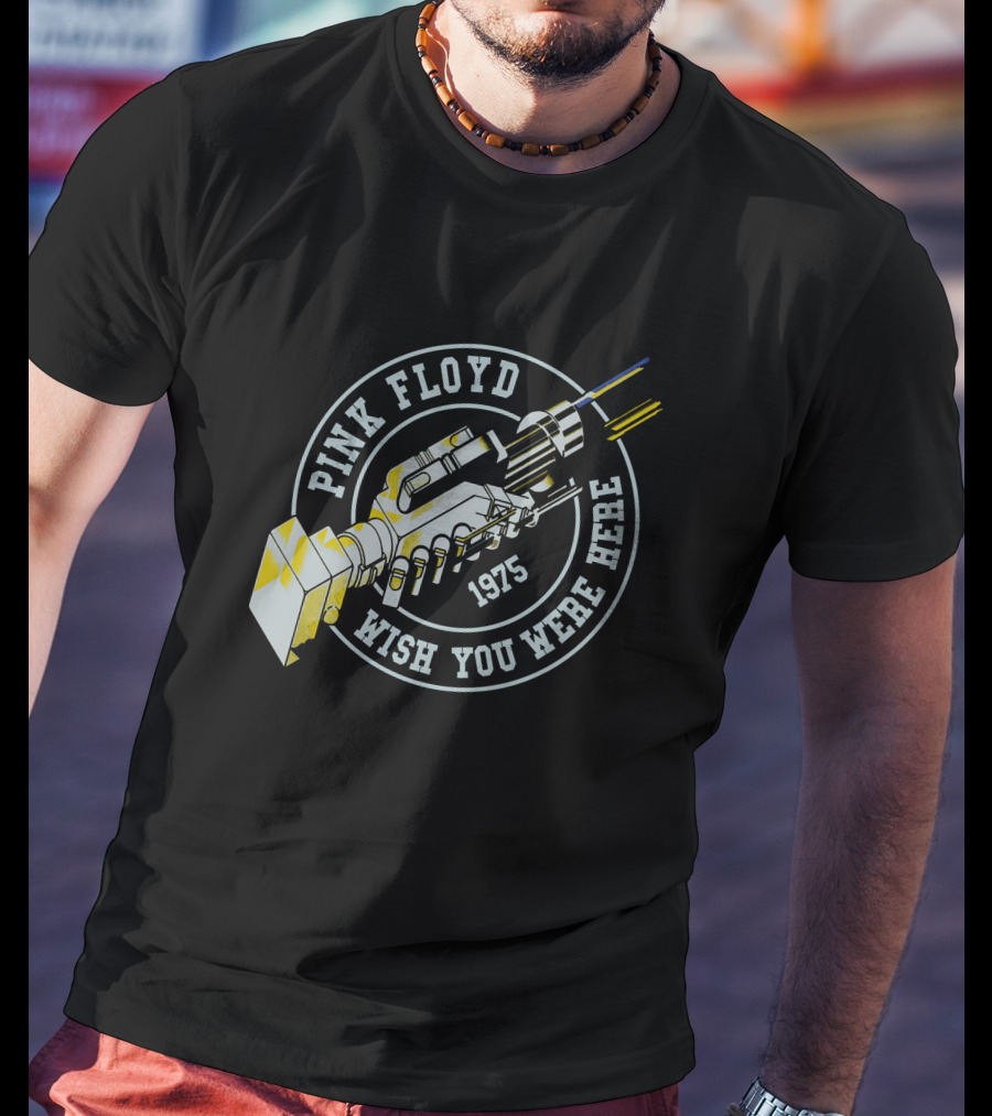 Pink Floyd Wish You Were Here 1975 Handshake Robotic Gear T-Shirt