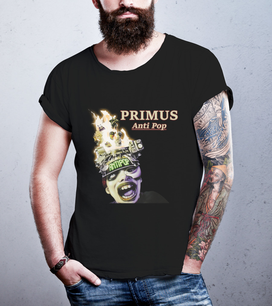 Primus Anti Pop Burning Head T-Shirt
