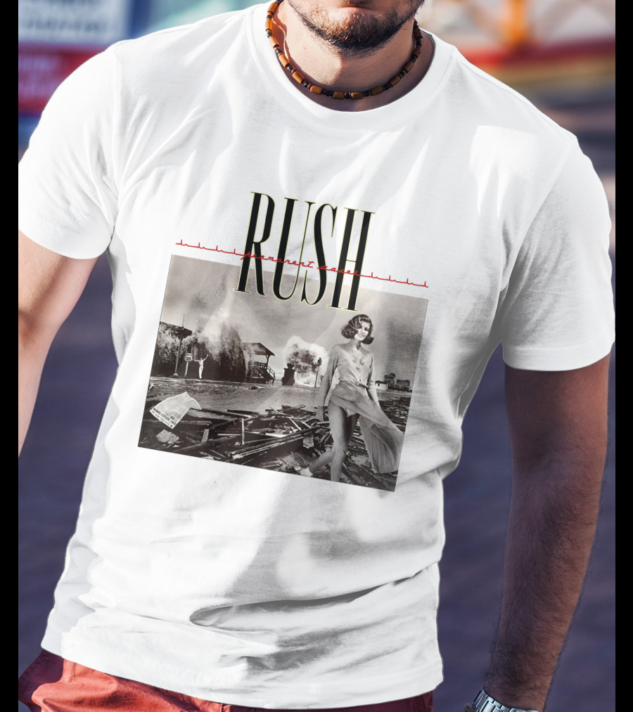 Rush Permanent Waves 18 Storm Woman T-Shirt