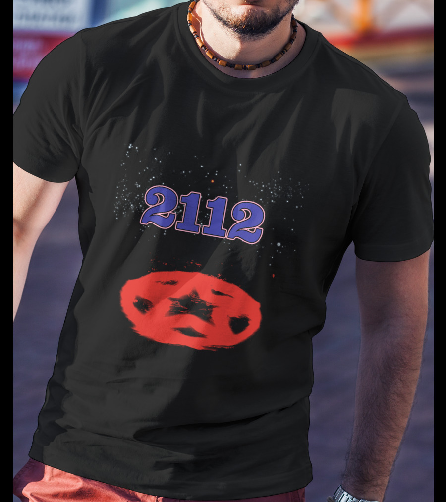 Rsh Starry Red Pentagram T-Shirt