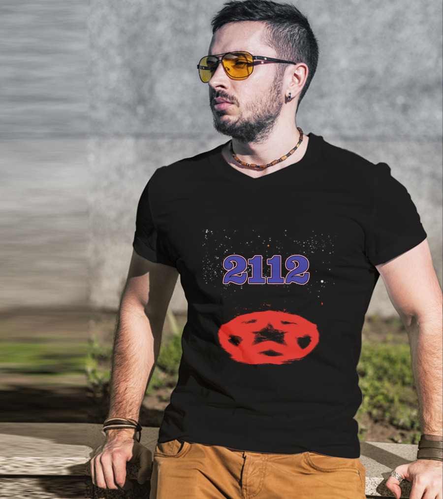 Rsh Starry Red Pentagram T-Shirt