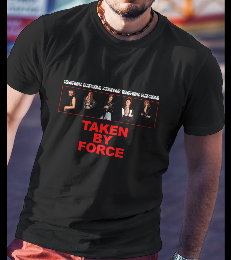 Scorpions Taken By Force Album Cover T-Shirt