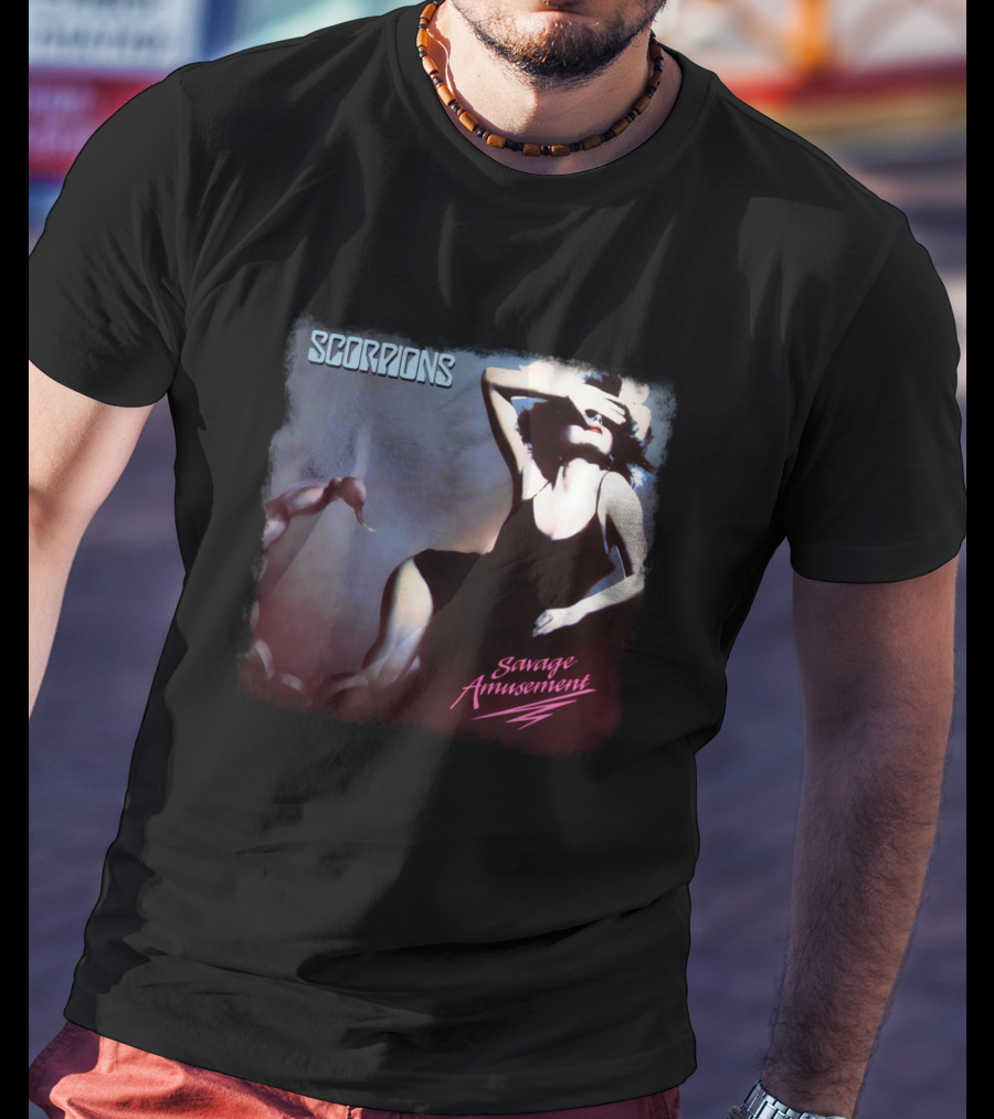 Scorpions Savage Amusement Retro Album Cover Art T-Shirt