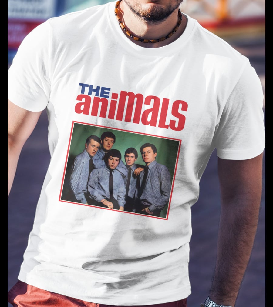 The Animals Band Portrait In Classic Style T-Shirt