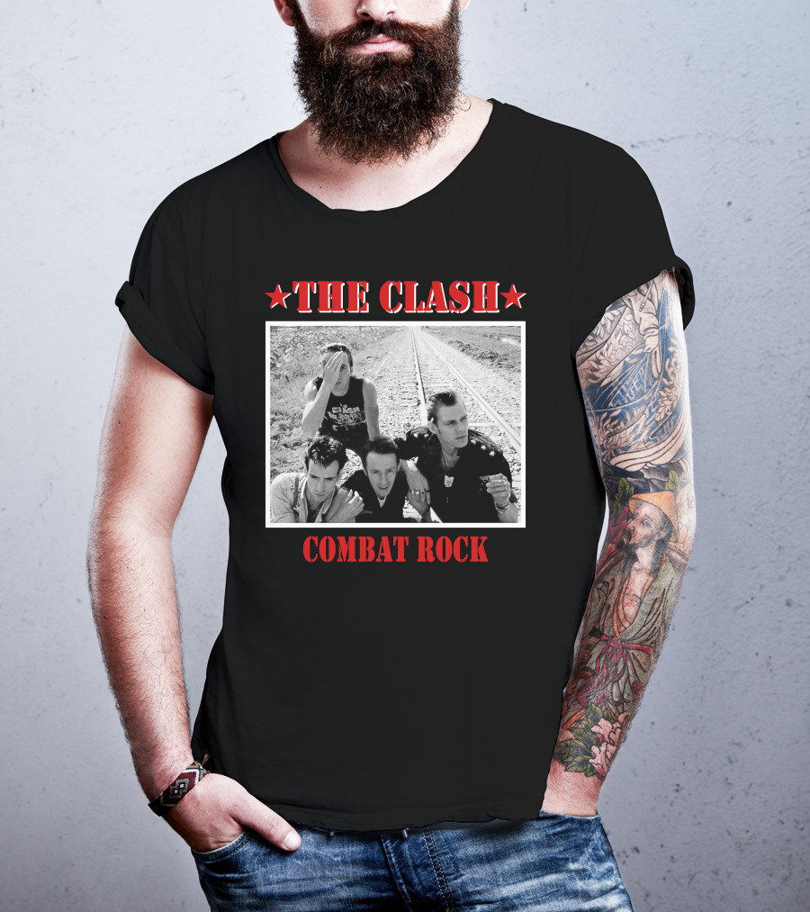 The Clash Combat Rock Album Cover Photo Stars T-Shirt