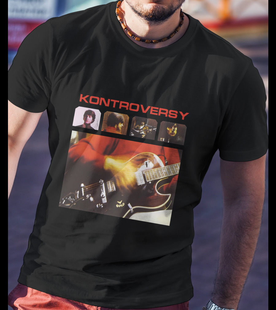 Kontroversy Guitar And Band T-Shirt