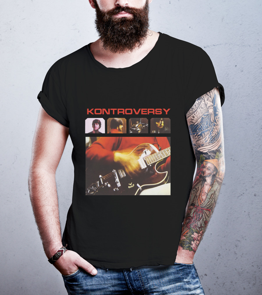 Kontroversy Guitar And Band T-Shirt