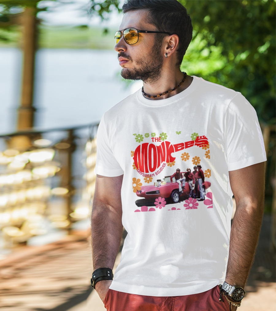 The Monkees Daydream Believer Floral Car T-Shirt