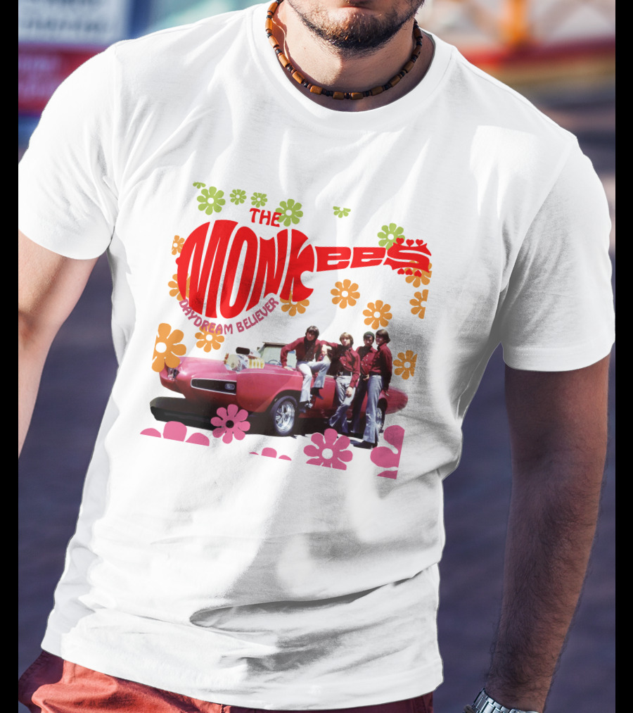 The Monkees Daydream Believer Floral Car T-Shirt