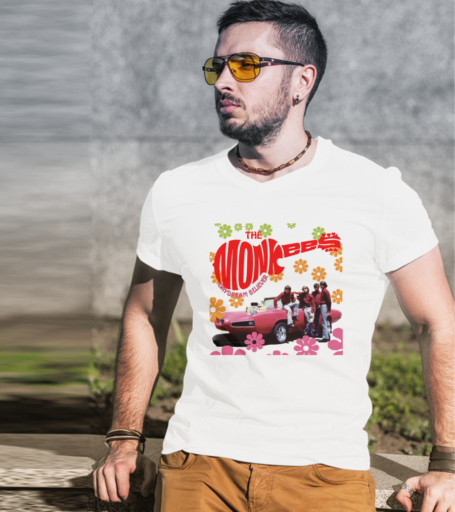 The Monkees Daydream Believer Floral Car T-Shirt