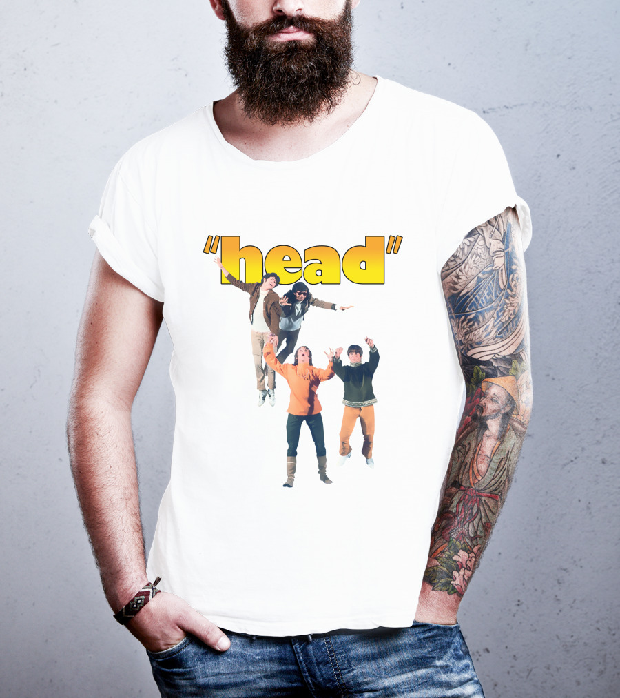 Monkees Head Jumping Pose Retro Style T-Shirt