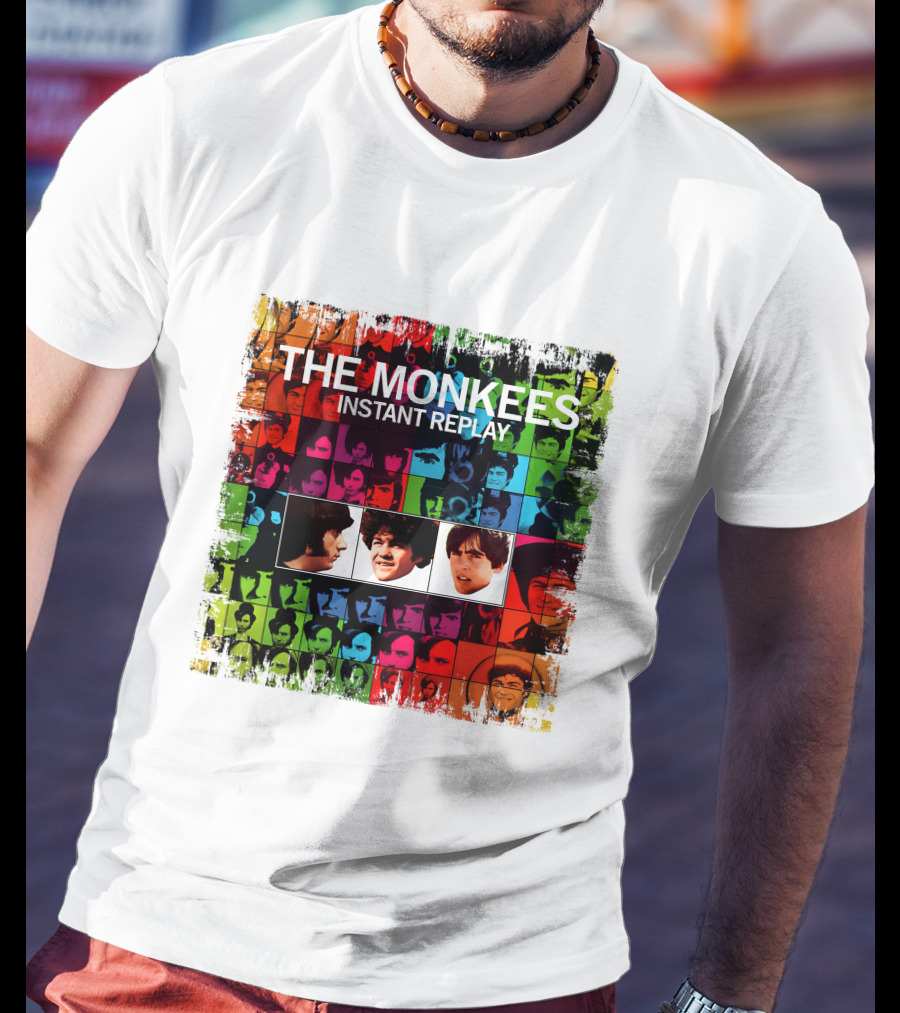 The Monkees Instant Replay Album Art Collage T-Shirt