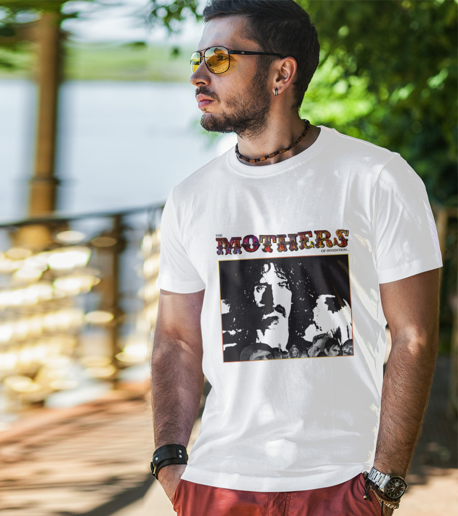 The Mothers Of Invention Frank Zappa Black And White Group T-Shirt