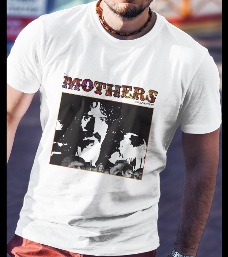 The Mothers Of Invention Frank Zappa Black And White Group T-Shirt