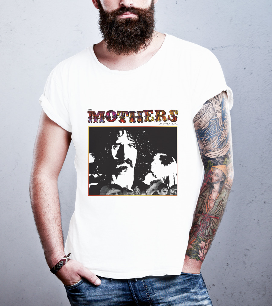 The Mothers Of Invention Frank Zappa Black And White Group T-Shirt