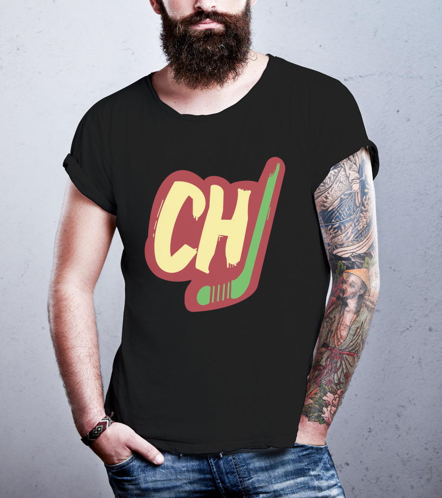 Chicago Blackhawks Hockey Ch Block Style T-Shirt