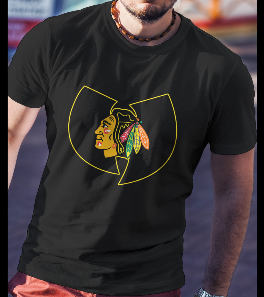 Chicago Blackhawks Wu-Tang Mashup T-Shirt
