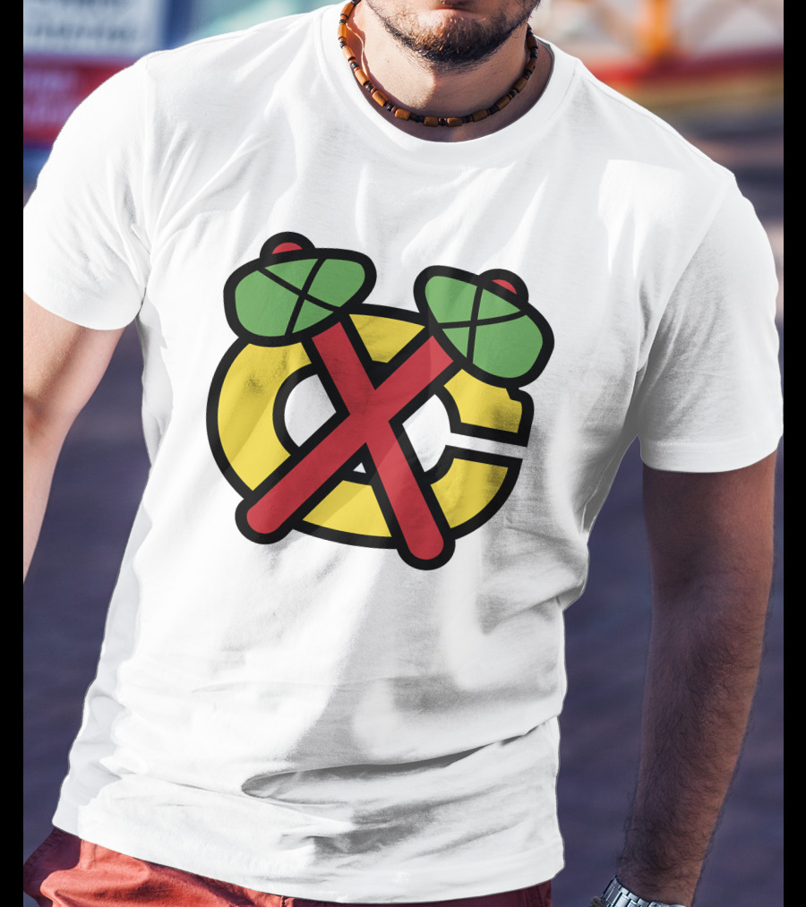 Chicago Blackhawks Classic Crossover Hockey T-Shirt