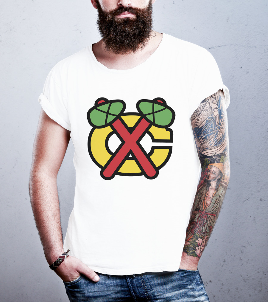 Chicago Blackhawks Classic Crossover Hockey T-Shirt