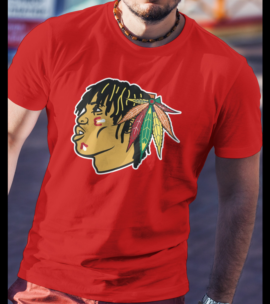 Chicago Blackhawks 21 Rap Logo Custom T-Shirt