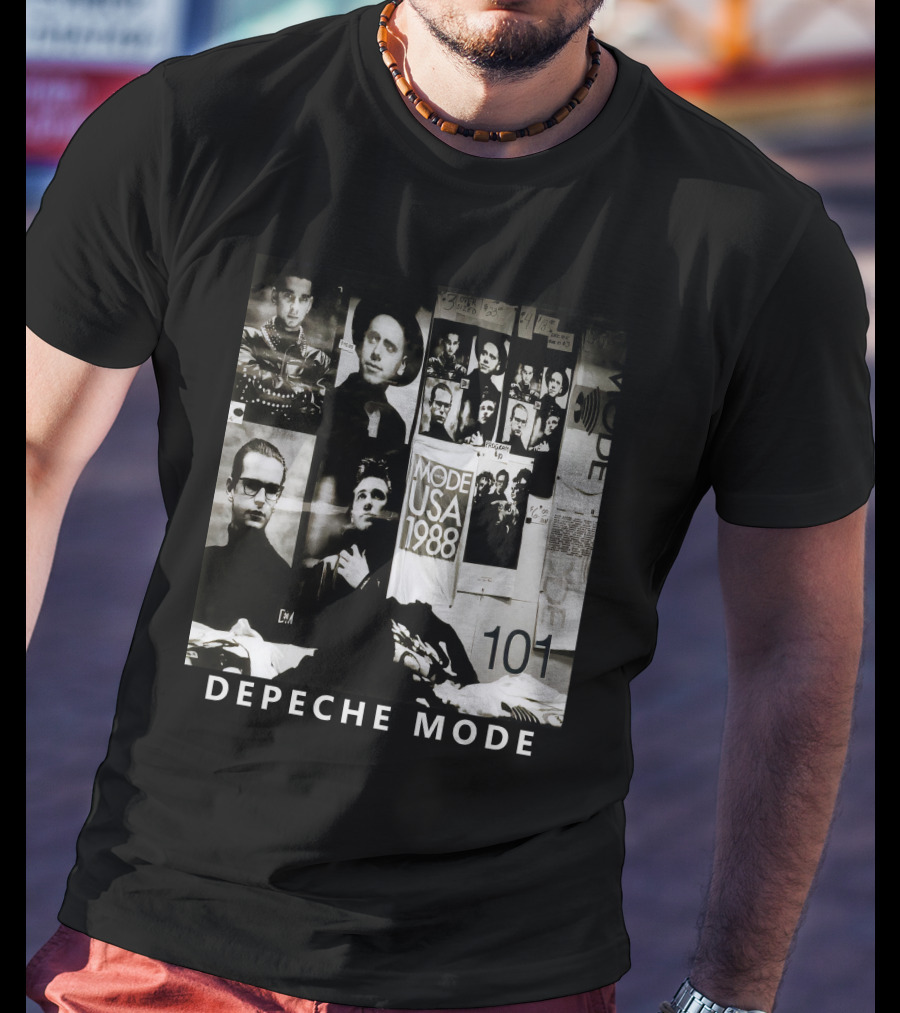 Depeche Mode USA 1988 101 Vintage Collage T-Shirt