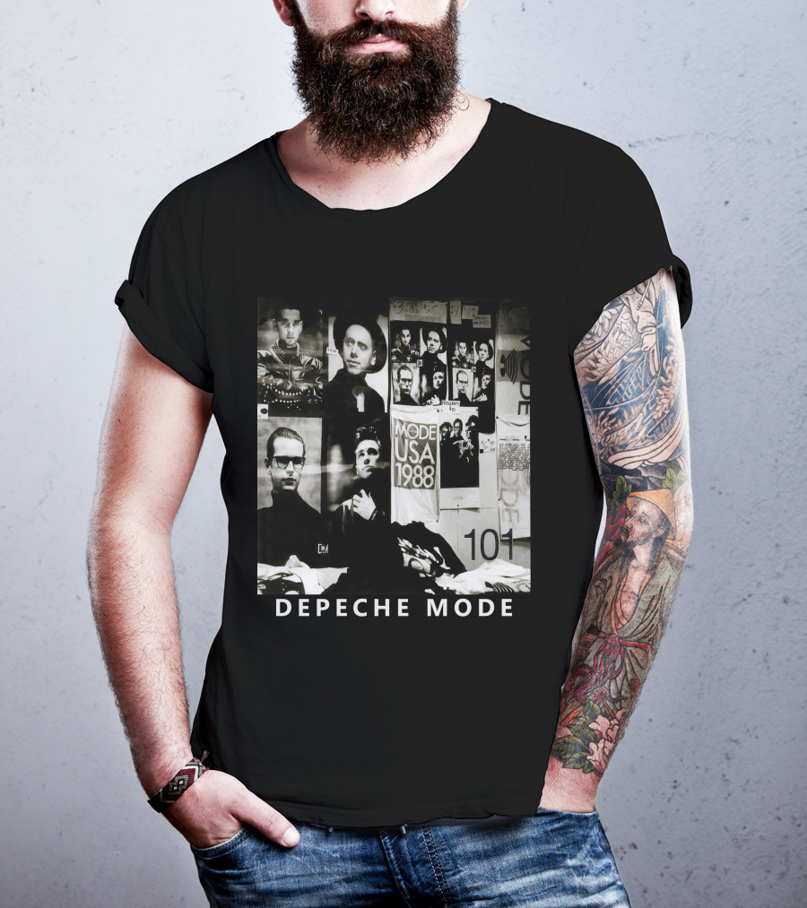 Depeche Mode USA 1988 101 Vintage Collage T-Shirt