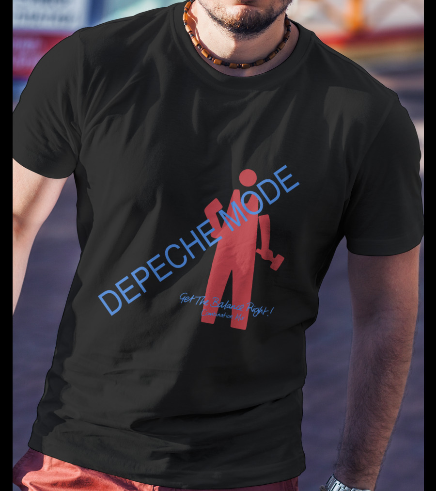 DEPECHE MODE Get The Balance Right Combination Mix Figures T-Shirt