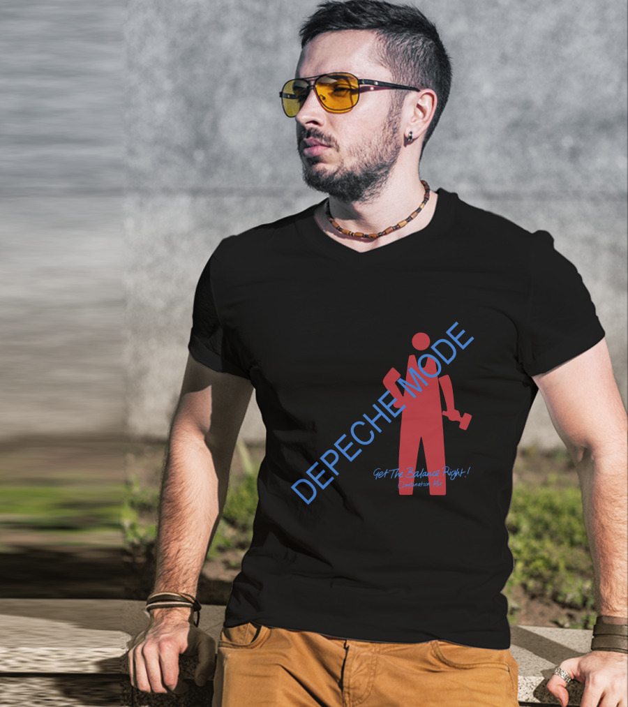 DEPECHE MODE Get The Balance Right Combination Mix Figures T-Shirt