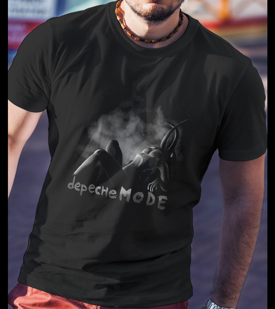Depeche Mode Horned Figure In Smoke T-Shirt