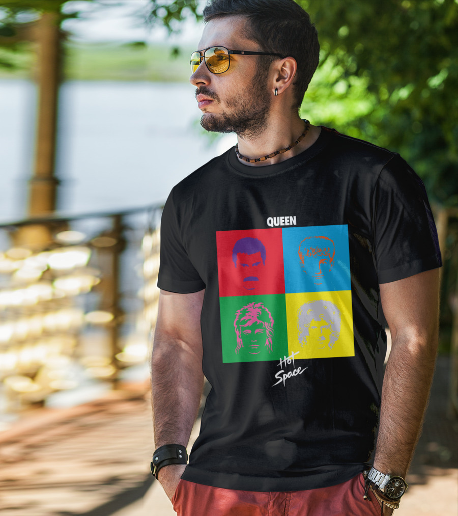 Queen Hot Space Album Cover Pop Art T-Shirt
